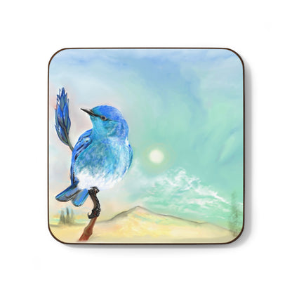 Bluebird Hardboard Back Coaster