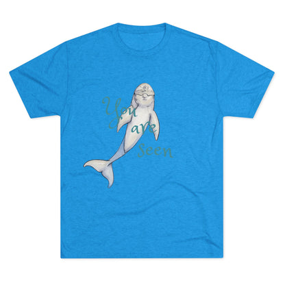 You are Seen Dolphin Unisex Tri-Blend Crew Tee