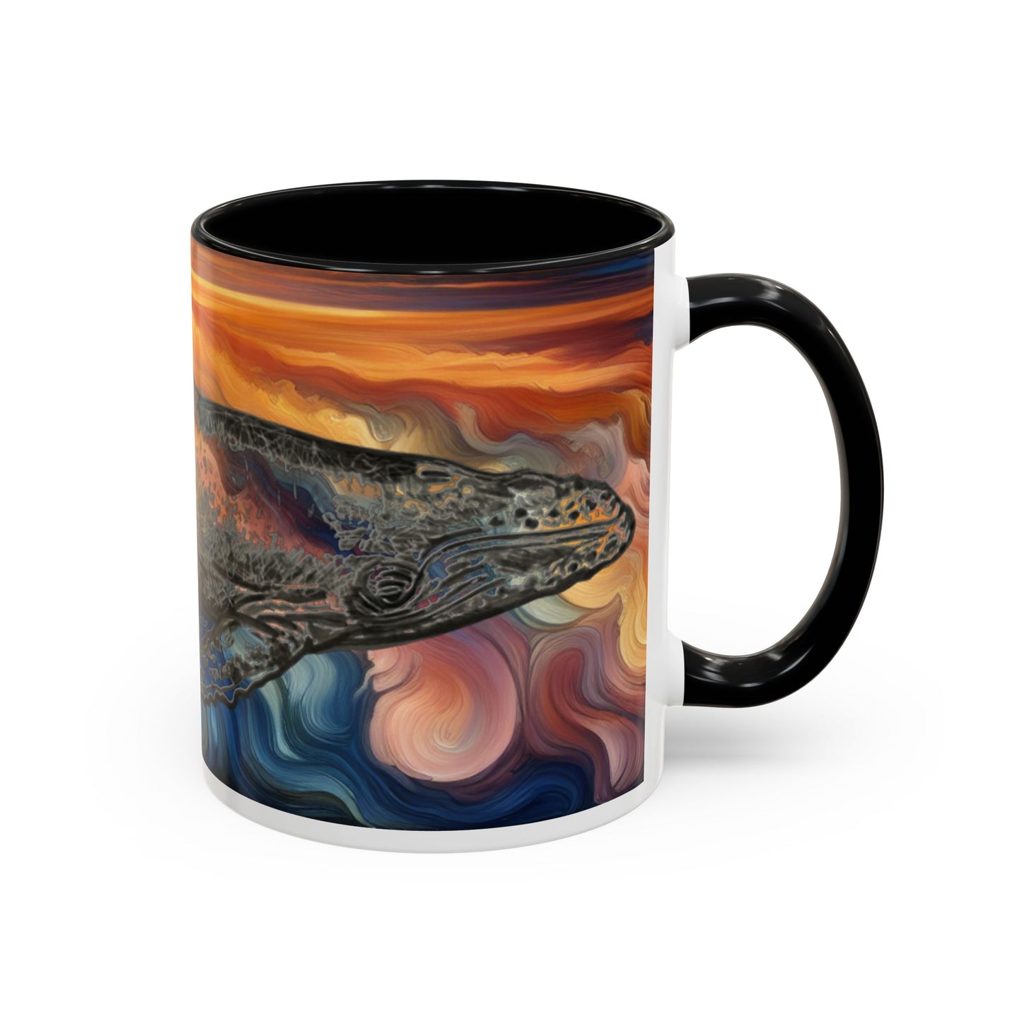 Humpback Whale Accent Coffee Mug (11, 15oz)