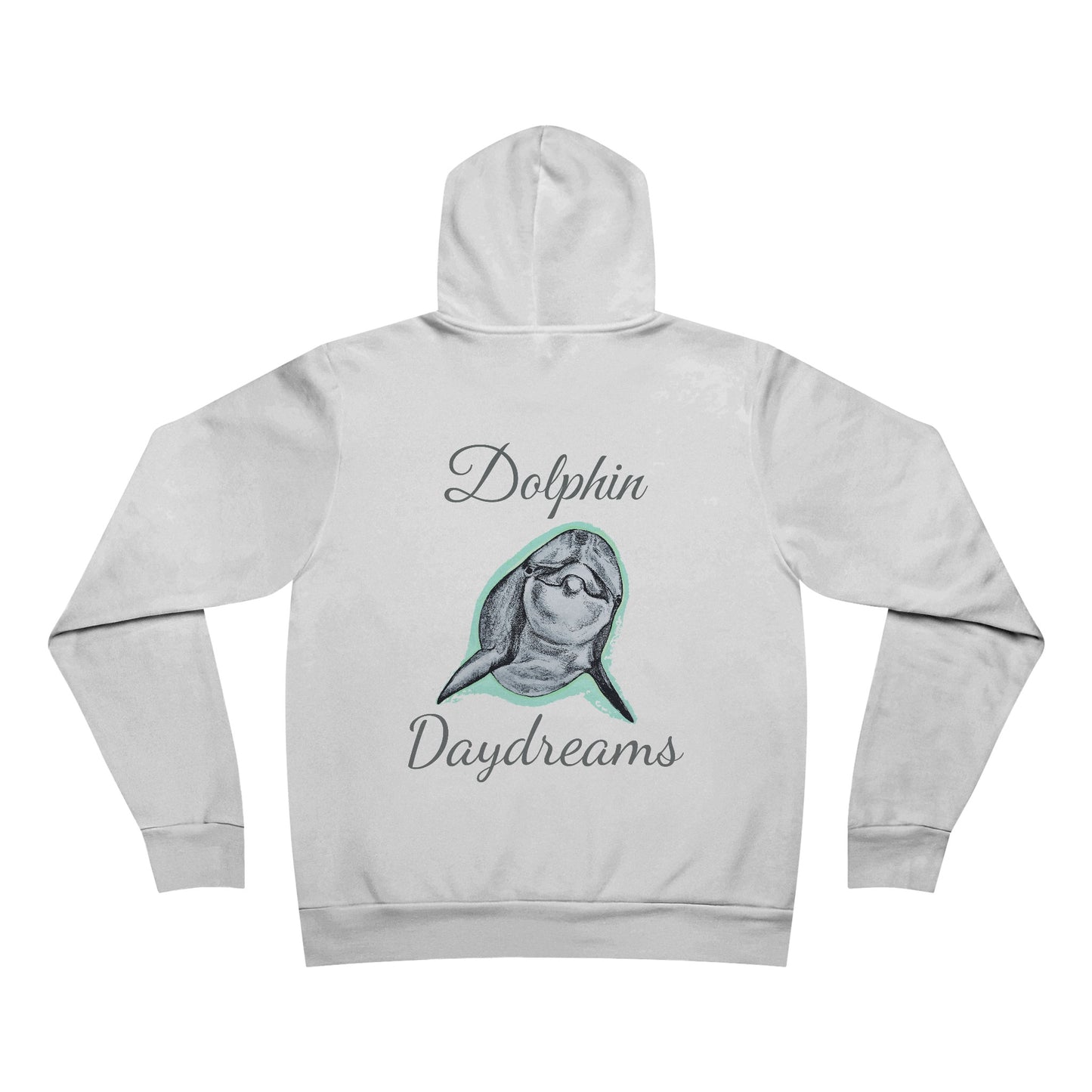 Dolphin Daydreams Unisex Sponge Fleece Pullover Hoodie