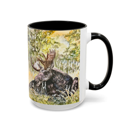 Moose Accent Coffee Mug 15oz