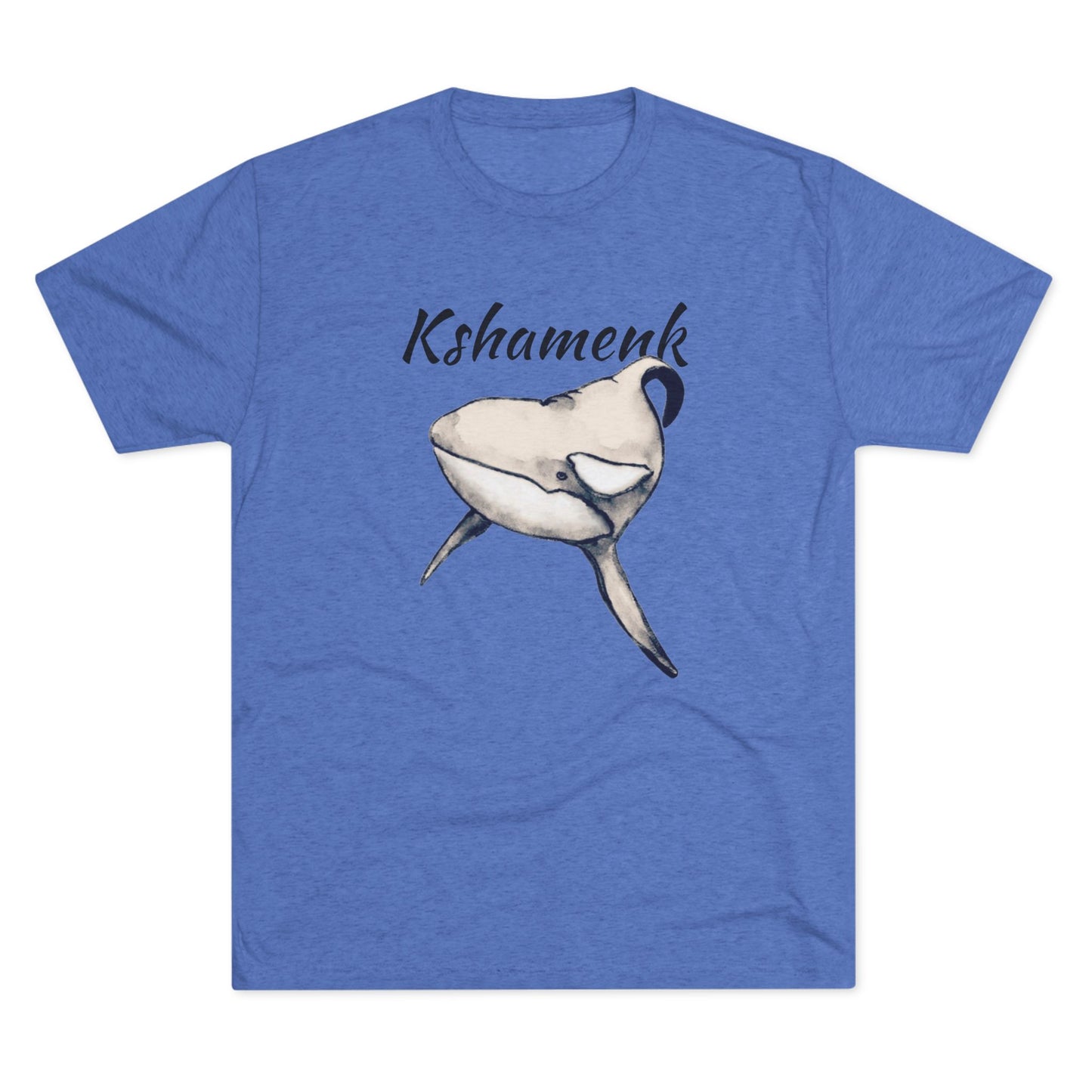 Kshamenk Orca Whale Unisex Tri-Blend Crew Tee