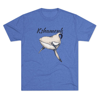 Kshamenk Orca Whale Unisex Tri-Blend Crew Tee