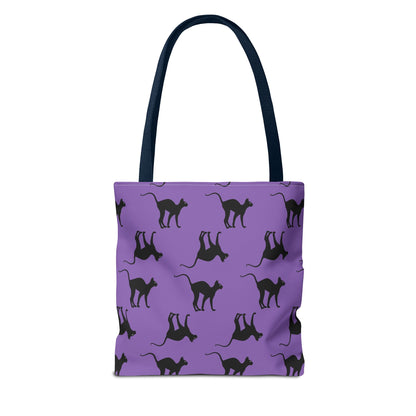 Black Cat Tote Bag (AOP)