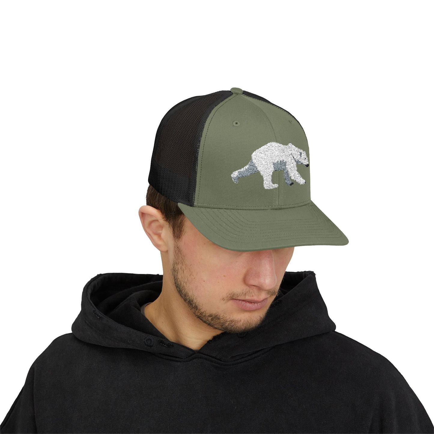Polar Bear Snapback Trucker Cap