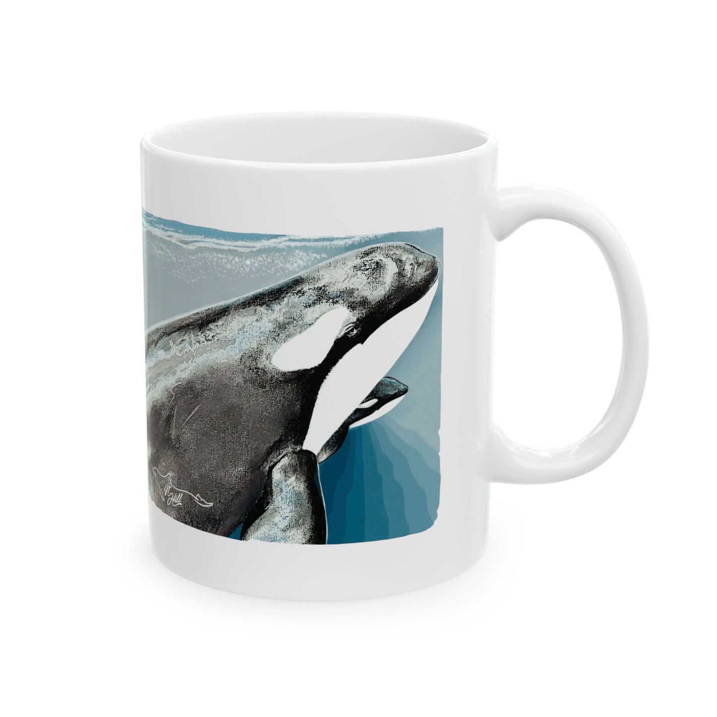 Orcas Ceramic Mug 11oz