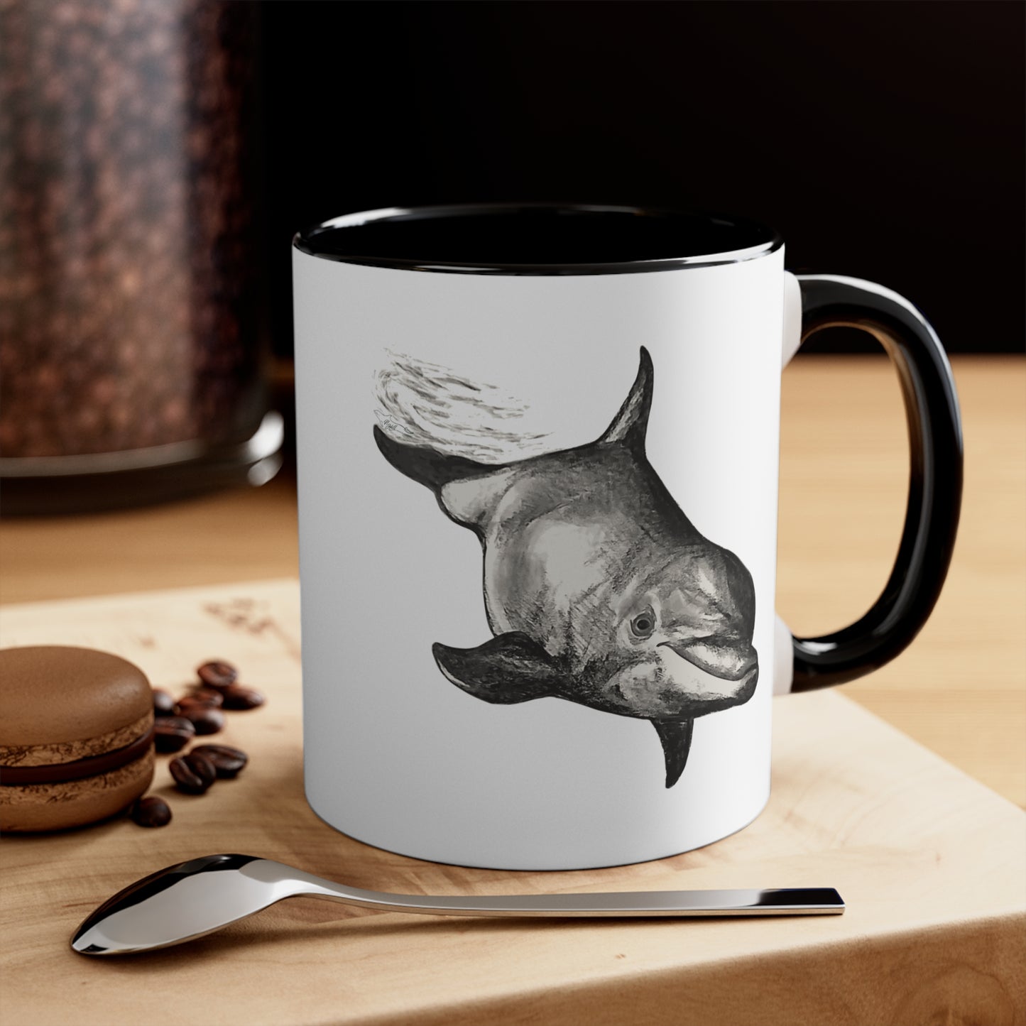 Dolphin Dive Coffee Mug, 11oz