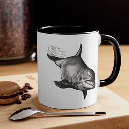 Dolphin Dive Coffee Mug, 11oz