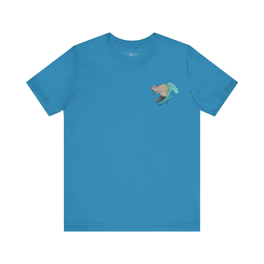 Surfing Beaver Unisex Jersey Short Sleeve Tee