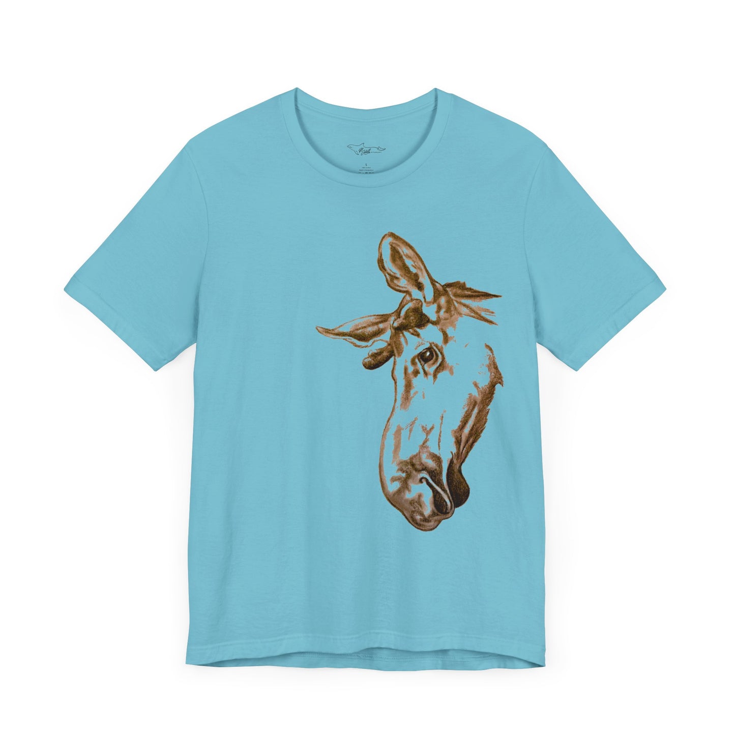 Curious Moose Unisex Jersey Short Sleeve Tee