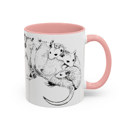 Opossum Accent Coffee Mug (11, 15oz)