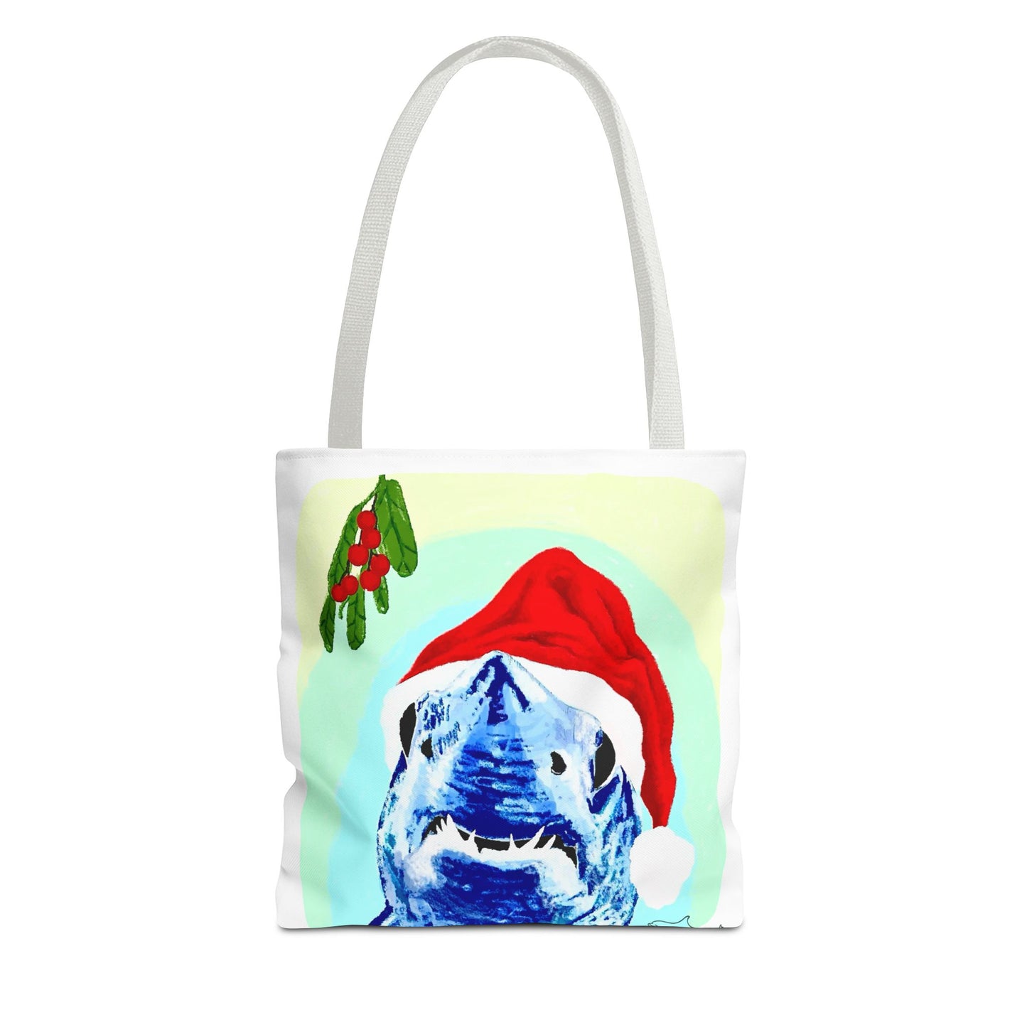 Mistletoe Mako Shark Tote Bag (AOP)