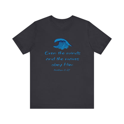 Mathew 8:27 Jersey Short Sleeve Tee