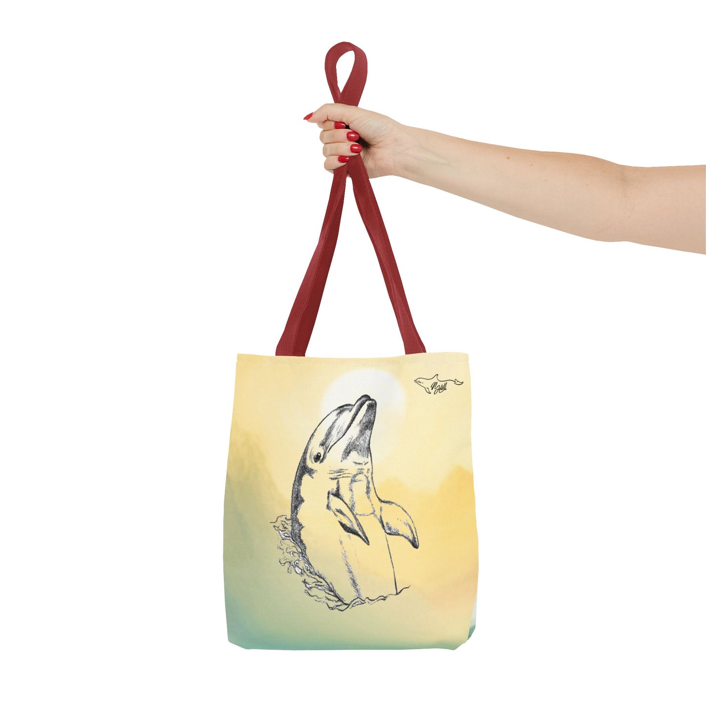 Dolphin Sun Tote Bag (AOP)