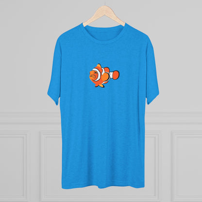 Clownfish Unisex Tri-Blend Crew Tee