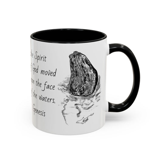 Humpback Whale Accent Coffee Mug, 11oz