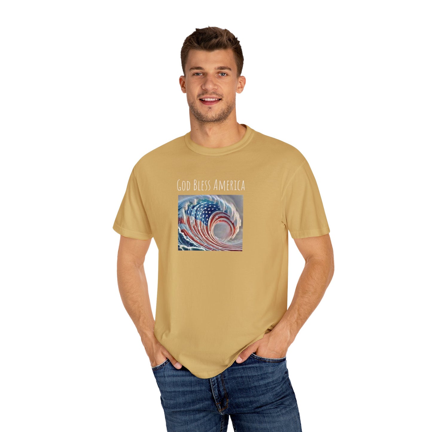 God Bless America Unisex Garment-Dyed T-shirt