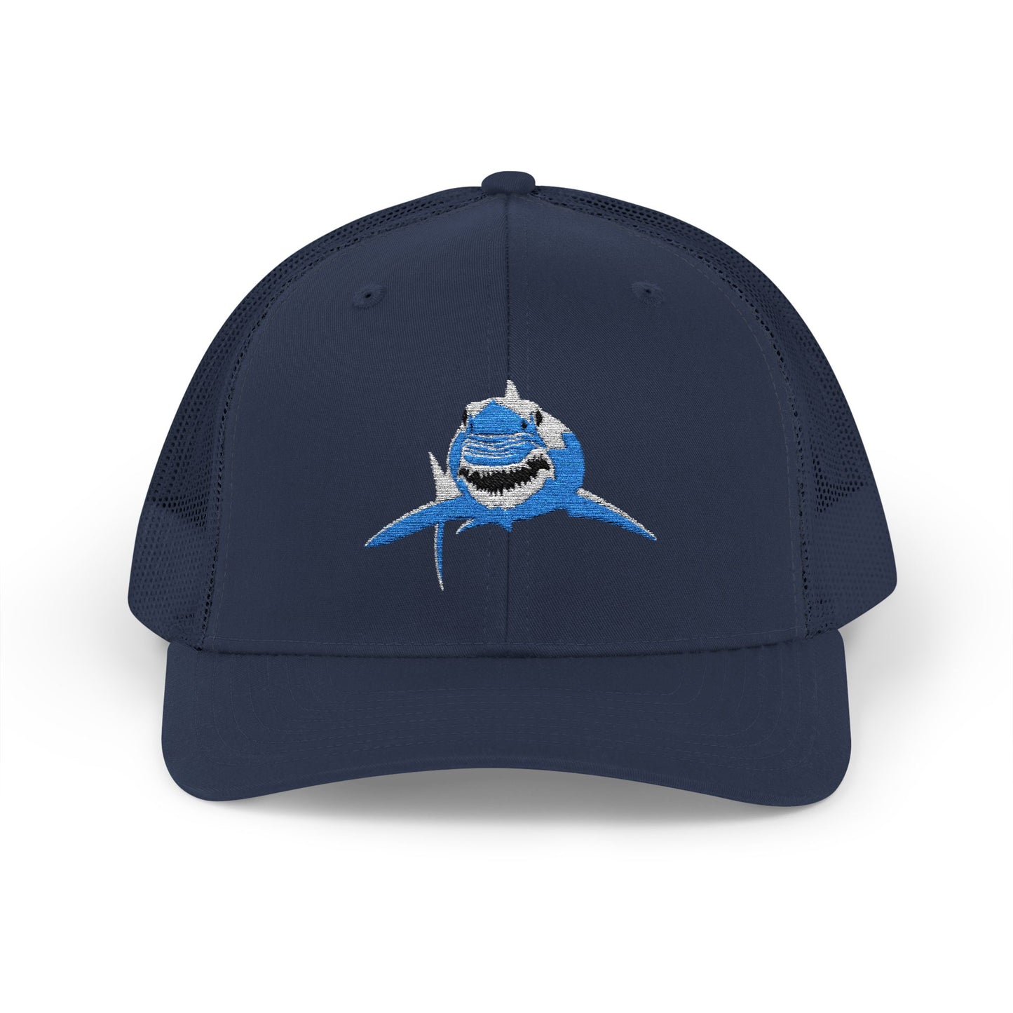 Great White Shark Panda Snapback Trucker Cap