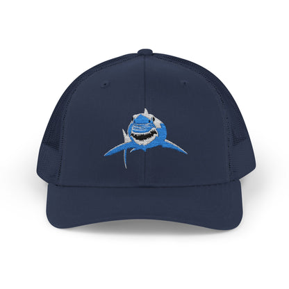 Great White Shark Panda Snapback Trucker Cap