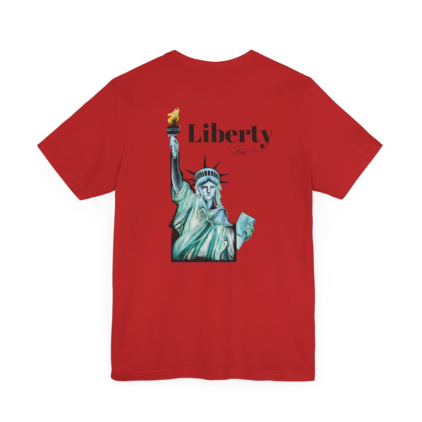 Idaho Statue of Liberty Unisex Jersey Short Sleeve Tee