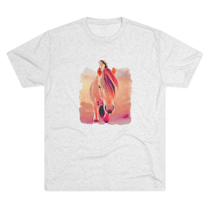 Norwegian Fjord Horse Tri-Blend Crew Tee