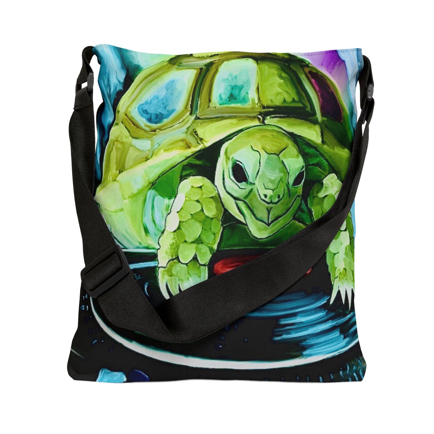 Disc Jockey Tortoise Adjustable Tote Bag (AOP)