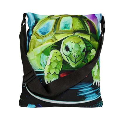Disc Jockey Tortoise Adjustable Tote Bag (AOP)