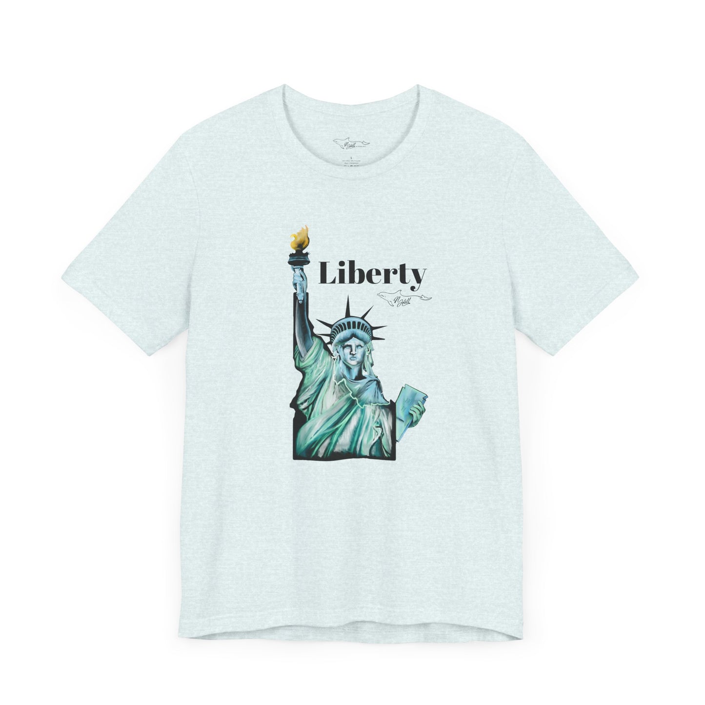 Idaho Statue of Liberty Unisex Jersey Short Sleeve Tee