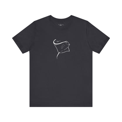 Manta Ray inverted Unisex Jersey Short Sleeve Tee