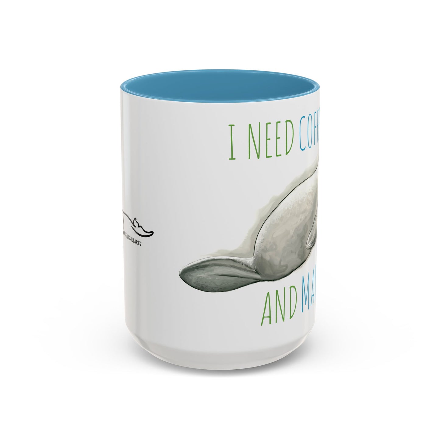 Manatee Accent Coffee Mug 15oz