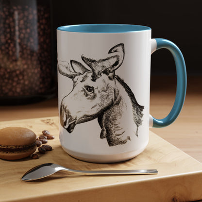 Moose Have Coffee  Accent Coffee Mug 15oz
