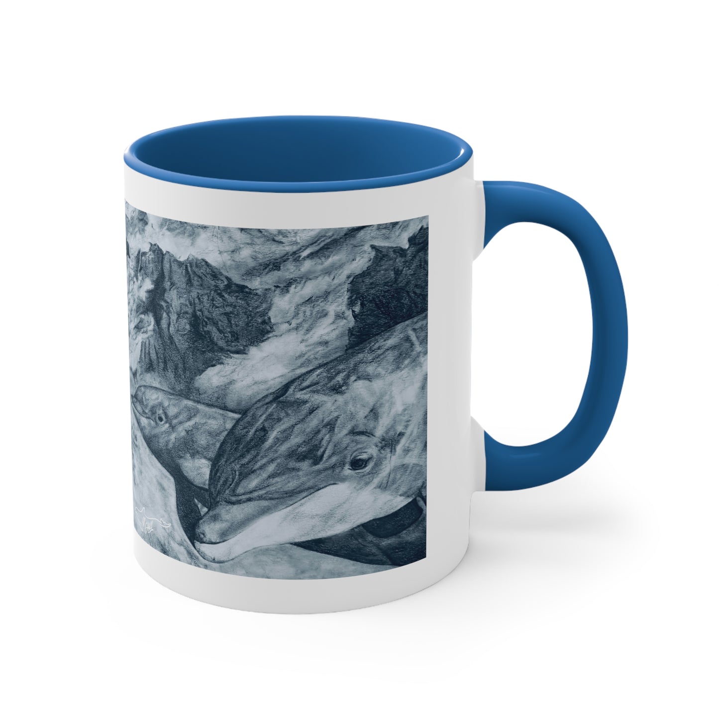 Dolphin Summit Accent Coffee Mug, 11oz