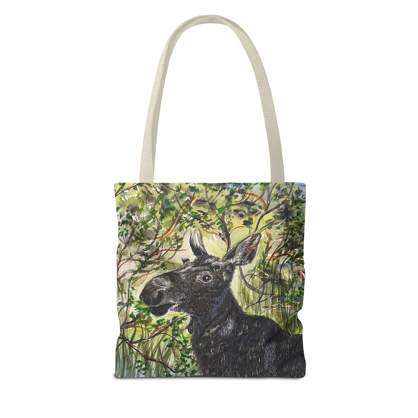 Hidden Springs Moose Tote Bag (AOP)