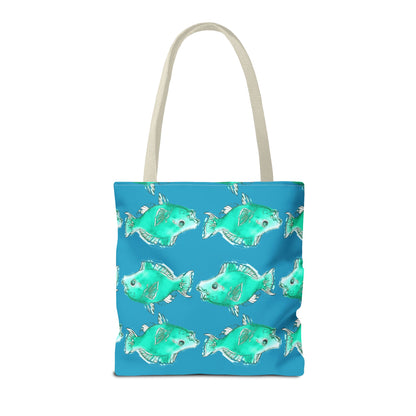 Blue Parrot FishTote Bag (AOP)