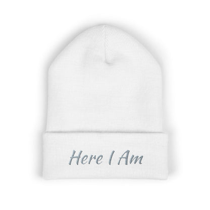 Here I Am Classic Cuffed Beanie (Embroidery)