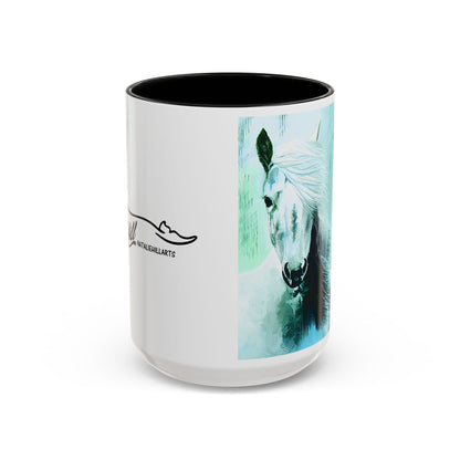 Even the Wind and the Waves Obey Him  Accent Coffee Mug (11, 15oz)