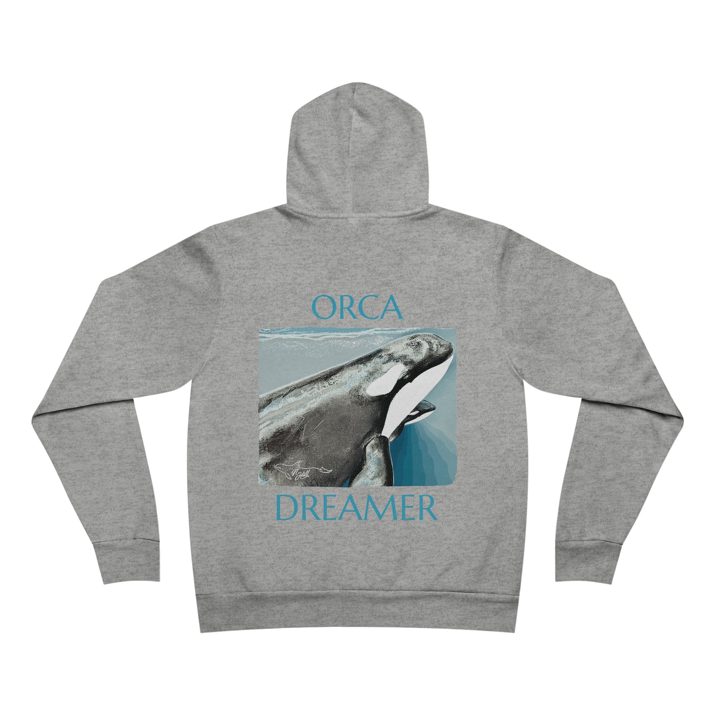 Orca Dreamer Unisex Sponge Fleece Pullover Hoodie