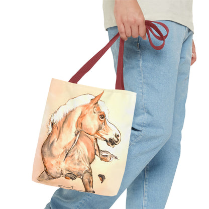 Horse Resting Tote Bag (AOP)