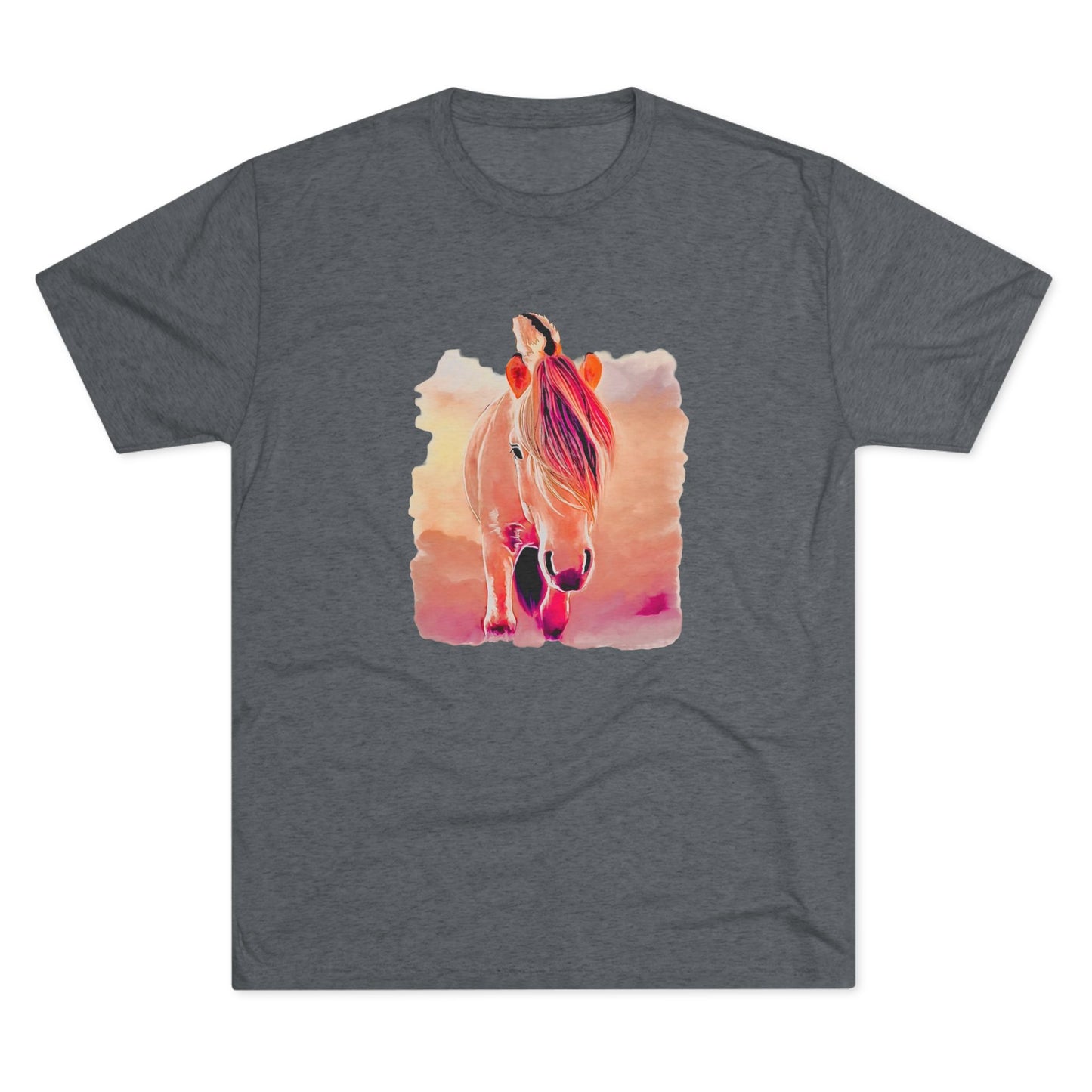 Norwegian Fjord Horse Tri-Blend Crew Tee