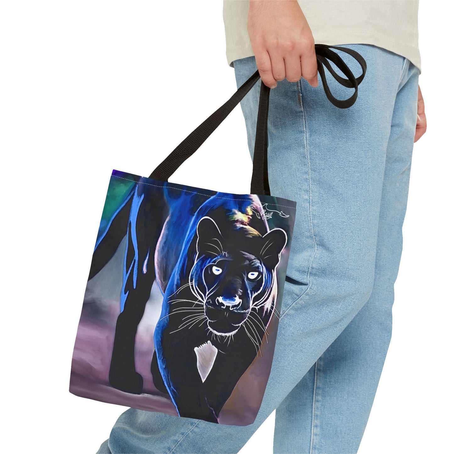 Black Panther Tote Bag (AOP)