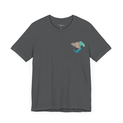 Surfing Beaver Unisex Jersey Short Sleeve Tee