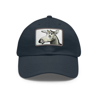 Hidden Springs Moose Hat with Leather Patch (Rectangle)