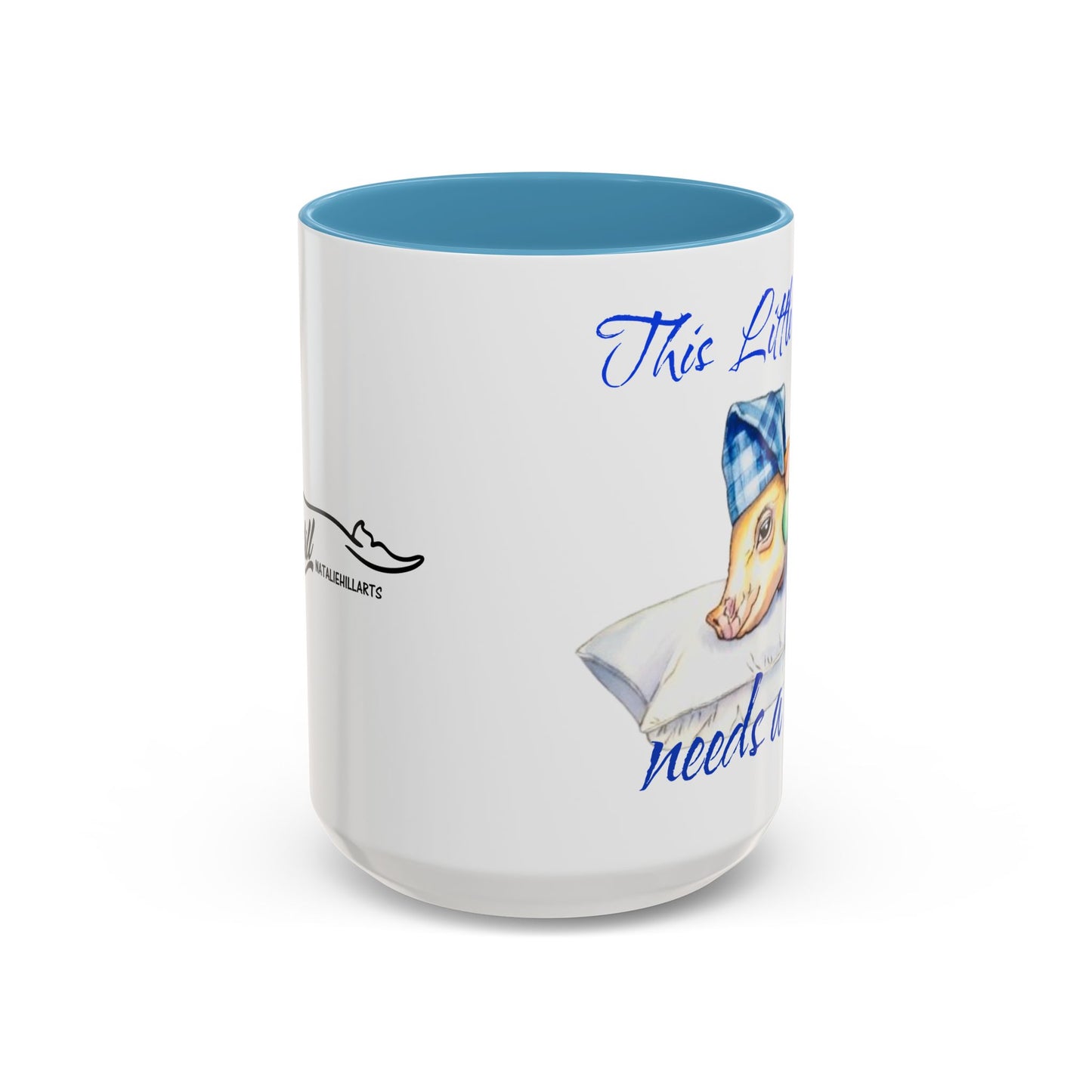 This Little Piggy needs a nap Accent Coffee Mug (11, 15oz)