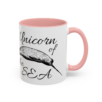 Unicorn of the Sea Accent Coffee Mug, 11oz