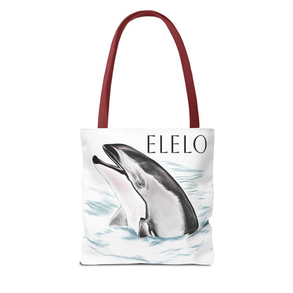 Elelo Pacific White Sided Dolphin Tote Bag (AOP)