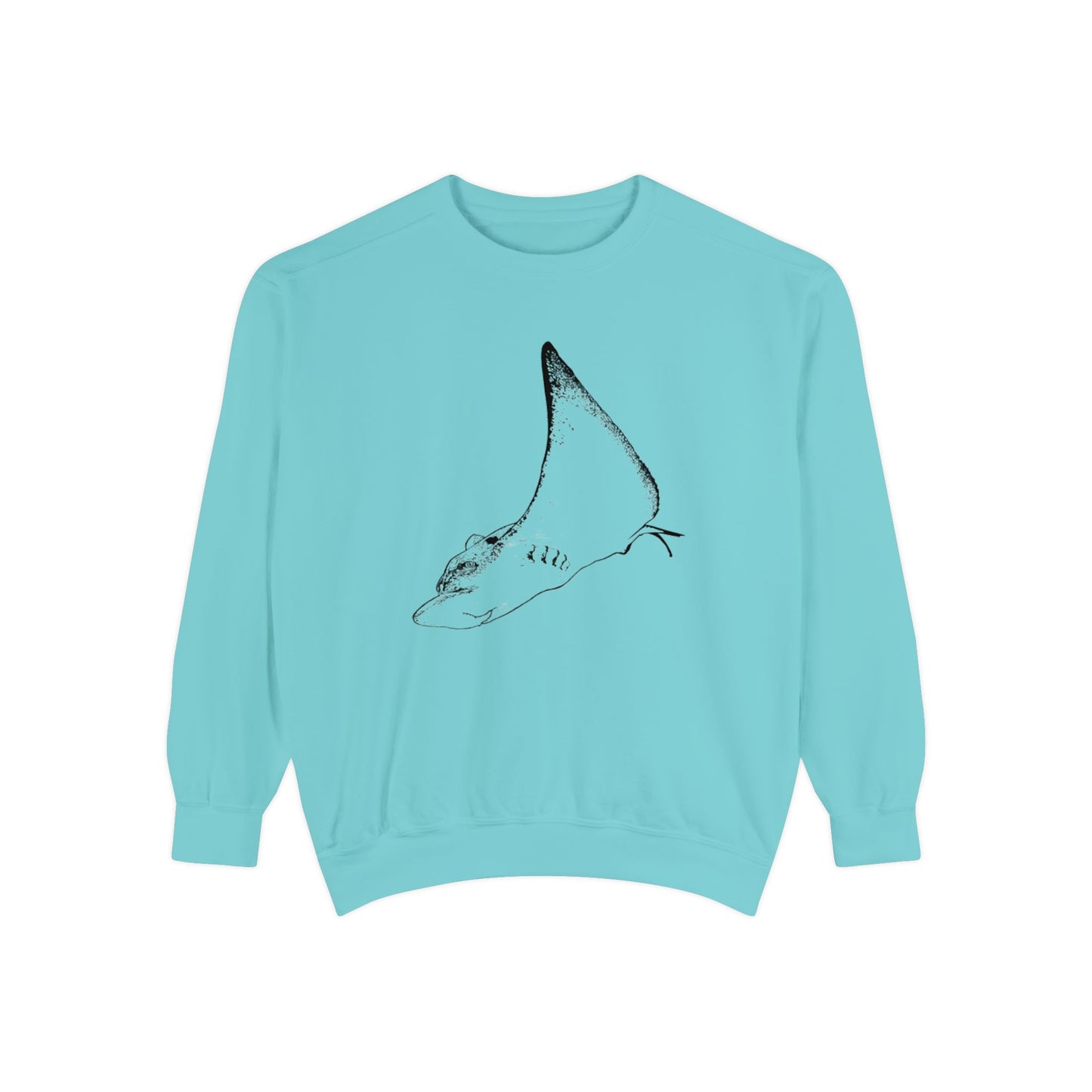 Cownose Ray Stingray Unisex Garment-Dyed Sweatshirt