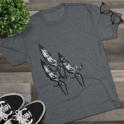 Squid Unisex Tri-Blend Crew Tee
