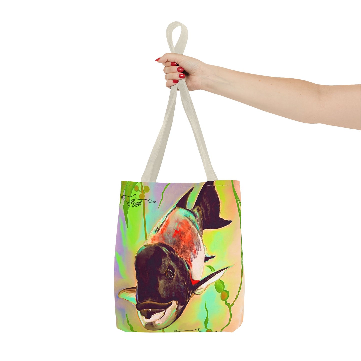 California Sheepshead Tote Bag (AOP)