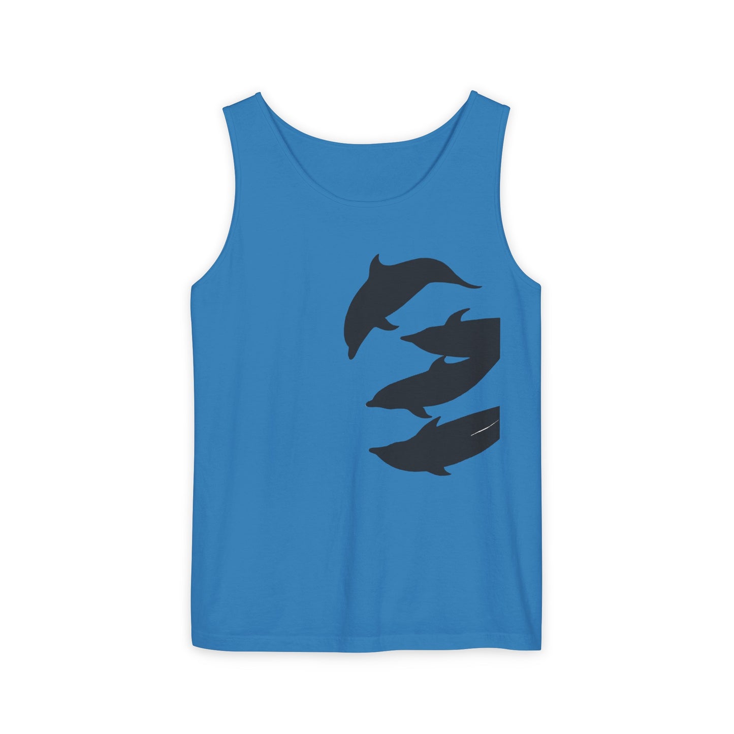 Dolphin Unisex Garment-Dyed Tank Top