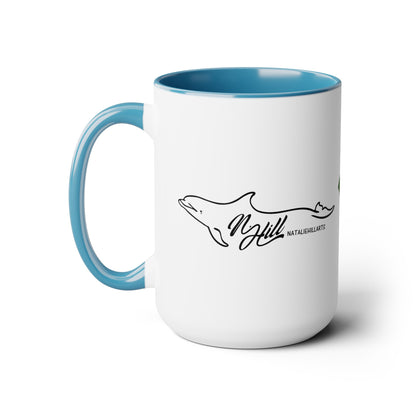 Mako Two-Tone Coffee Mugs, 15oz